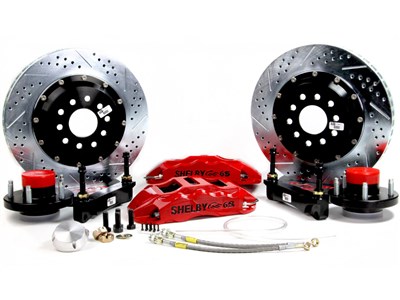 Baer 4261139R 14" Extreme+ Shelby Edition Brake Kit Front Red, 1971-1973 Ford