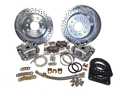 Baer 4262107 11.65" IronSport Disc Brake Kit Rear Silver, For Ford 9" Early Big Bearing Rear