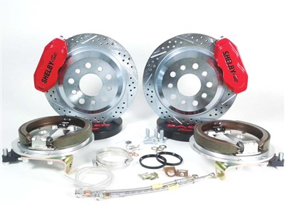 Baer 4262657R 12" SS4 Shelby Edition Brake Kit Rear Red, Ford 9"