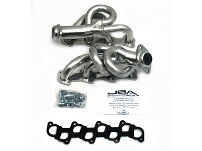 JBA 1677SJS Silver Ceramic Coated 50-State Legal Shorty Headers 1997-2003 Ford F-150/Expedition 4.6L