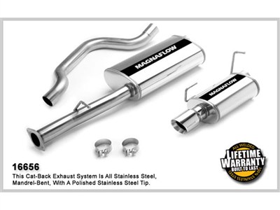 Magnaflow 16656 Stainless Steel Cat-Back Exhaust 4" Polished SS Tip 2006-2009 Trailblazer SS
