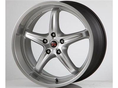 Scarallo Motorsport Drift-R 20x10 / 20x11 Wheels, Lightning Silver with Polished Lip