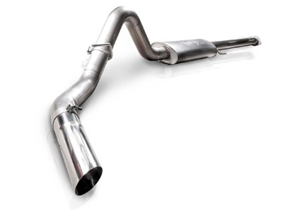 Stainless Works FTECOCB-LMF S-Tube Muffler 3.5" CatBack Exhaust, 2011-2014 Ford F-150 3.5 EcoBoost