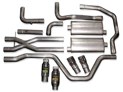 Stainless Works SSRTD Chambered 2.5" Cat-Back Exhaust With X-Pipe & Cats for 2003-2006 Chevrolet SSR