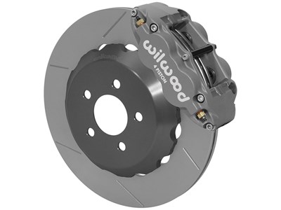 Wilwood 140-14483 Superlite 4R Rear 14" Race Brake Kit, Slotted, Gray Anodized, 2015-2019 Mustang