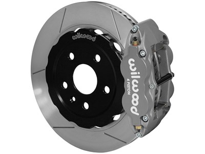 Wilwood 140-14980 Superlite 4R Rear 13" Race Brake Kit, Slotted, Gray Anodized, 2001-2006 BMW M3