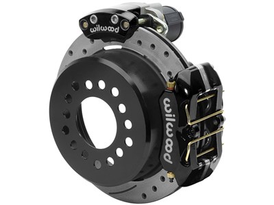 Wilwood 140-16149-D Dynapro Low-Profile Rear 11" EPB Big Brake Kit, Drilled Small Ford 2.50" Offset