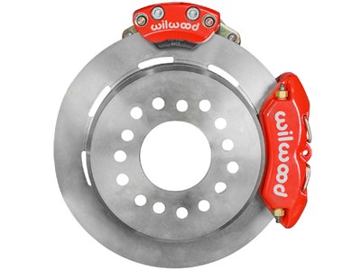 Wilwood 140-16149-R Dynapro Low-Profile Rear 11" EPB Big Brake Kit, Red Small Ford 2.50" Offset
