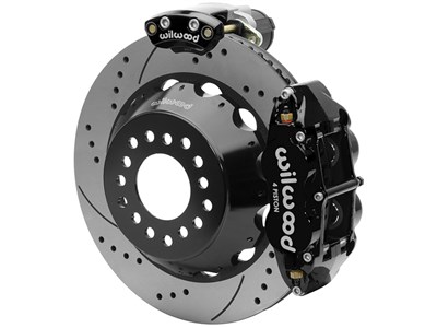 Wilwood 140-16152-D FNSL4R Rear EPB Big Brake Kit,14", Drilled Small Ford 2.50" Offset