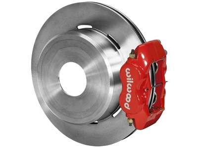 Wilwood 140-7142-R Dynalite Pro Rear 12" P-Brk Big Brake Kit, Red Big Ford 2.36" O/S, Currie, Blank