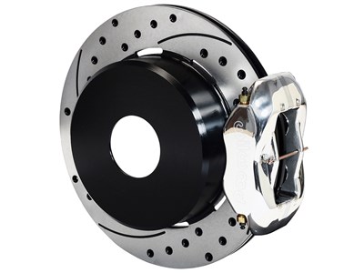 Wilwood 140-7150-DP FDL Rear 12" Big Brake Kit Drilled Polished Big Ford New 2.5" O/S Currie Blank
