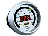 AEM 30-4402 Oil Temperature Display Gauge