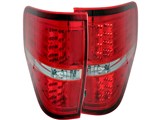 Anzo USA 311139 Red LED Taillights 2009-2014 Ford F-150 & F-150 SVT Raptor / Anzo USA 311139 Red LED Taillights