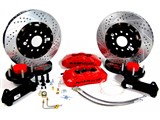 Baer 4261381R 14" Pro+ Brake Kit Front Red, For TCI Spindle / Baer 4261381R Front Disc Brake Conversion