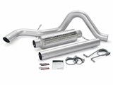 Banks 48789 Monster 4-inch Exhaust System With Single Exit Chrome Tip 1999-2003 Ford 7.3L W/O Cat / Banks 48789 Monster 4-inch Exhaust System