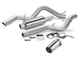 Banks 48937 Monster 4-inch Exhaust System With Chrome Tip 2006-2007 Chevy/GMC 2500/3500 6.6L SCLB / Banks 48937 Monster 4-inch Exhaust System