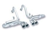 Borla 140038 Stainless Cat-Back S-Type Exhaust for 1997-2004 Corvette C5 / Borla 140038 Stainless Cat-Back S-Type Exhaust