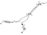 Borla 140330 S-Type Cat-Back Exhaust & X-Pipe 2010-2013 Camaro SS W/Factory Ground Effects - No Tips