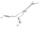 Borla 140356 ATAK Stainless Cat-Back Exhaust With X-Pipe for 2010-2013 Camaro SS