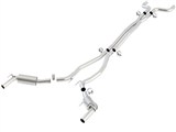 Borla 140378 ATAK Cat-Back Exhaust & X-Pipe 2010-2013 Camaro SS With Factory Ground Effects- No Tips