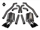 Corsa 14971BLK Sport Cat-Back Exhaust with 4" Black Pro-Series Tips for 2012-2015 Camaro ZL1 / Corsa 14971BLK Sport Cat-Back Exhaust with 4" Tips