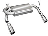 Corsa 24412 Axle-Back 2.5" Exhaust with Dual Rear Exit & Rolled 3.5" Tips for 2007-2018 Wrangler JK / Corsa 24412 Wrangler JK Axle-Back 2.5" Exhaust