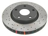 DBA 42021XS 4000 Series Rotor Drilled/Slotted Rotor, Rear 2005-2006 Pontiac GTO / DBA-DBA42021XS Drilled & Slotted Rotor