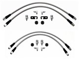 Fabtech FTS94061 Front & Rear Extended Brake Line Set for 2007-2018 Wrangler JK With Up To 5-in Lift