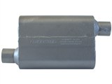Flowmaster 842548 Super 44 Series Stainless Muffler Offset 2.50 In/2.50 Out - Aggressive Sound
