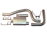 HeartThrob 4404585 Stainless 4" Cat-Back Single Exhaust w/5" Tip 2011-2014 Ford F-150 3.5 EcoBoost / 