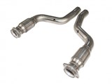 Kooks 31003200 3" x 2-1/2" SS Catted OEM Connection Pipes. 2005-2020 LX Platform Car 5.7 / Kooks 31003200 Catted Mid-Pipes