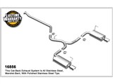 Magnaflow 16856 Stainless 2.5" Cat-Back Exhaust for 2008 2009 2010 Subaru Impreza WRX Sedan 2.5T / Magnaflow 16856 Catback Exhaust System