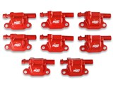 MSD 82658 Red Blaster Series Ignition Coils 8-Pack 2005-2013 GM LS2/LS3/LS4/LS7/LS9 Engines