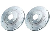 Power Stop AR82102 Front Drilled & Slotted Rotors 2003-2011 Cadillac CTS / 