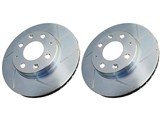 Power Stop AR82108SPR Slotted Rotor Set - Sky & Solstice Front Pair / 