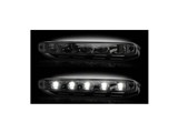 Recon 264151BK LED Smoked Rectangular "Audi/Mercedes Style" Daytime Running Lights / Recon 264151BK LED Smoked Rectangular DRL