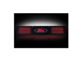 Recon 264321RFDBKRD Black Anodized Rear Door Sill W/Red Illumination 2009-2014 Ford F-150 & RAPTOR