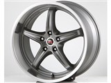 Scarallo Motorsport Drift-R 20x10 / 20x11 Wheels, Titanium with Polished Lip / 