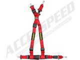 Schroth 17112 QuickFit Red Left Harness for 2005-2017 Mustang G5-G6 / Schroth 17112 QuickFit Red Left Harness