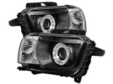 Spyder 5034236 2010-2015 Camaro Dual Halo Projector Headlights - Black
