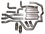 Stainless Works SSRTD Chambered 2.5" Cat-Back Exhaust With X-Pipe & Cats for 2003-2006 Chevrolet SSR / Stainless Works SSRTD Chambered Cat-Back Exhaust