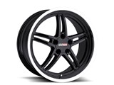 Cray 1790CRS505121B70 Scorpion 17x9 Front/Rear Corvette Wheel - Black / 