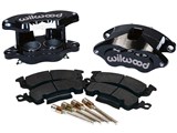 Wilwood 140-11292-BK D52 Rear Caliper Kit, Black Pwdr 1.25 / 1.25" Piston,1.28" Rotor / Wilwood 140-11292-BK Big Brake Kit