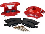 Wilwood 140-11292-R D52 Rear Caliper Kit, Red 1.25 / 1.25" Piston,1.28" Rotor / Wilwood 140-11292-R Big Brake Kit