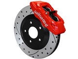 Wilwood 140-15175-DR SLC56 Front Red Replacement Caliper and Rotor Kit 1997-2013 Corvette C5/C6 / Wilwood 140-15175-DR Big Brake Kit