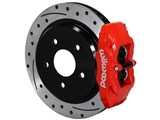Wilwood 140-15176-DR DPC56 Rear Red Replacement Caliper and Rotor Kit 1997-2013 Corvette C5/C6