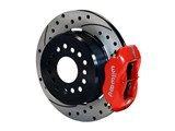 Wilwood 140-16407-DR Forged Dynalite 12" Rear Big Brake Kit, Red, Drilled, Fits Ford Explorer 8.8 / Wilwood 140-16407-DR Forged Dynalite Big Brake Kit