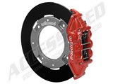 Wilwood 140-16629-R Rear UTV4 Big Brake Kit, Red, Plain Rotors for 2017-2023 Can-Am Maverick X3