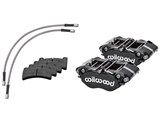 Wilwood 140-16676 Dynapro Rear Black Caliper Kit with Brake Lines for 1969-1983 Porsche 911