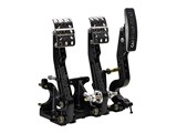Wilwood 340-16605 Adjustable Ratio Tru-Bar Floor Mount Brake Clutch & Throttle Pedals w/Linkage / Wilwood 340-16605 Trubar Pedal Set